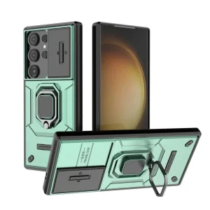 Slide Camera Armor Case For Samsung Galaxy