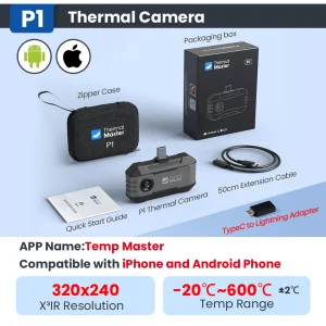 Thermal Imager P1 for USB C iPhone and Android Phone
