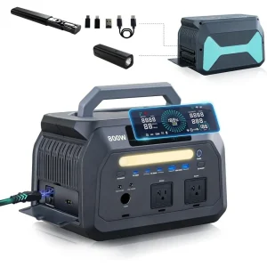 Portable 800W Power Station with 512Wh