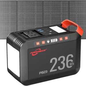 300W Portable Solar Power Station with 236Wh