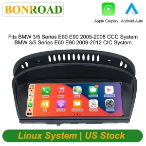 Bonroad 8.8" Wireless Carplay Android Auto Touchscreen
