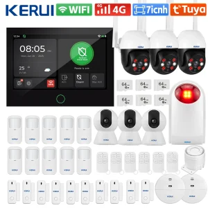 KERUI Tuya WiFi+4G Home Alarm System
