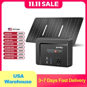 100W Solar Generator with Solar Panel