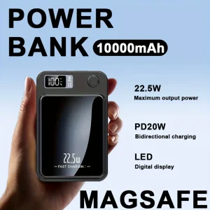 10000 mAh Magnetic Wireless Mobile Power Supply