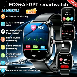 2026 New AI Healthy Diagnose ECG+PPG Smart Watch