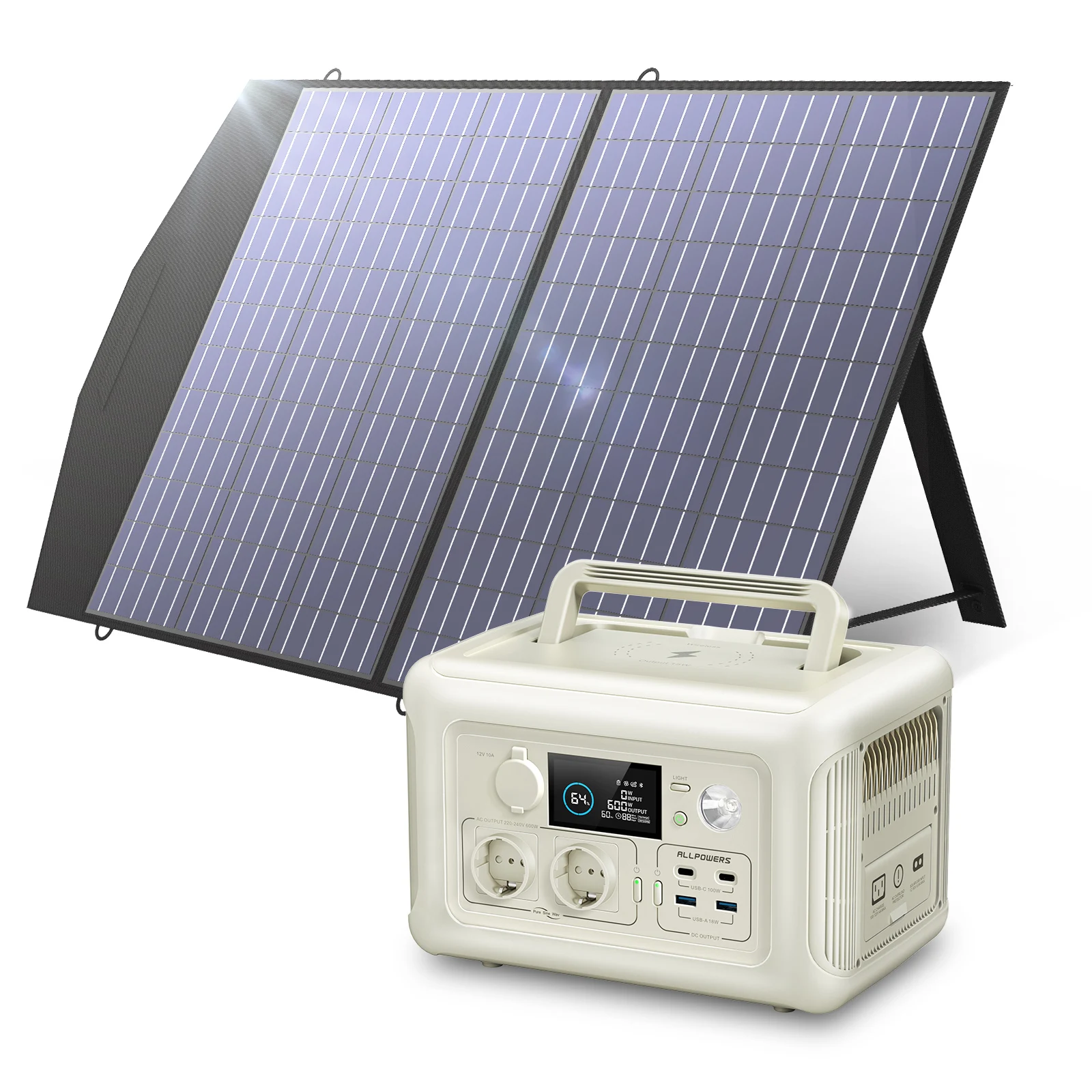 ALLPOWERS Solar Panel kit 100W 140W 200W Portable Solar Charger - Image 8