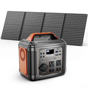 300W Portable Power Station, 80000mAh Camping Solar Generator - Thumbnail Image 7