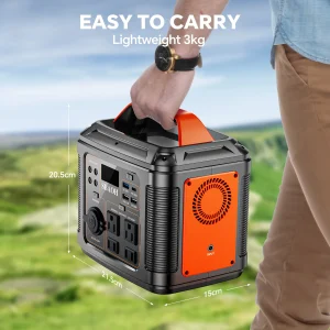 300W Portable Power Station, 80000mAh Camping Solar Generator - Thumbnail Image 6
