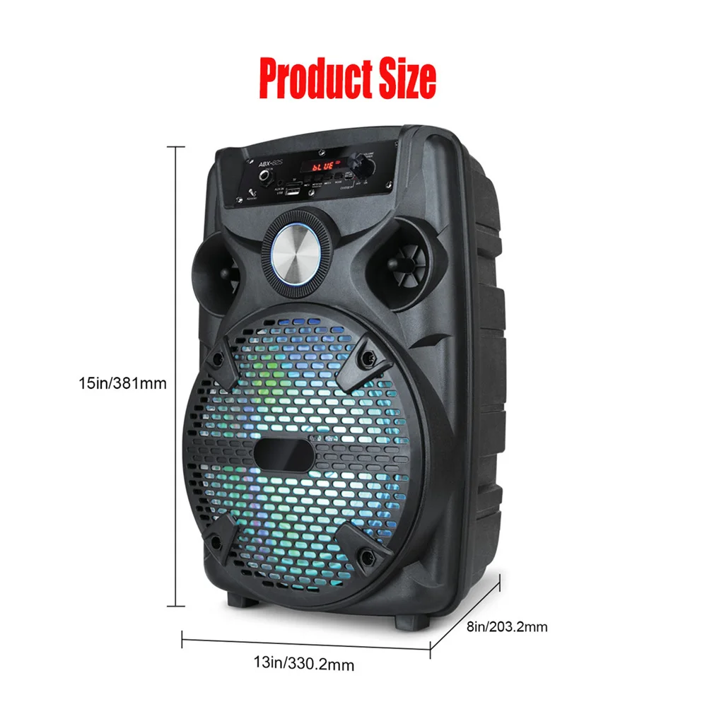 1100W Portable Bluetooth Party Speaker 8' Subwoofer - Image 5