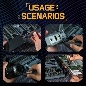180 in 1 Precision Manual  Multifunctional Screwdriver Set Magnetic - Thumbnail Image 3