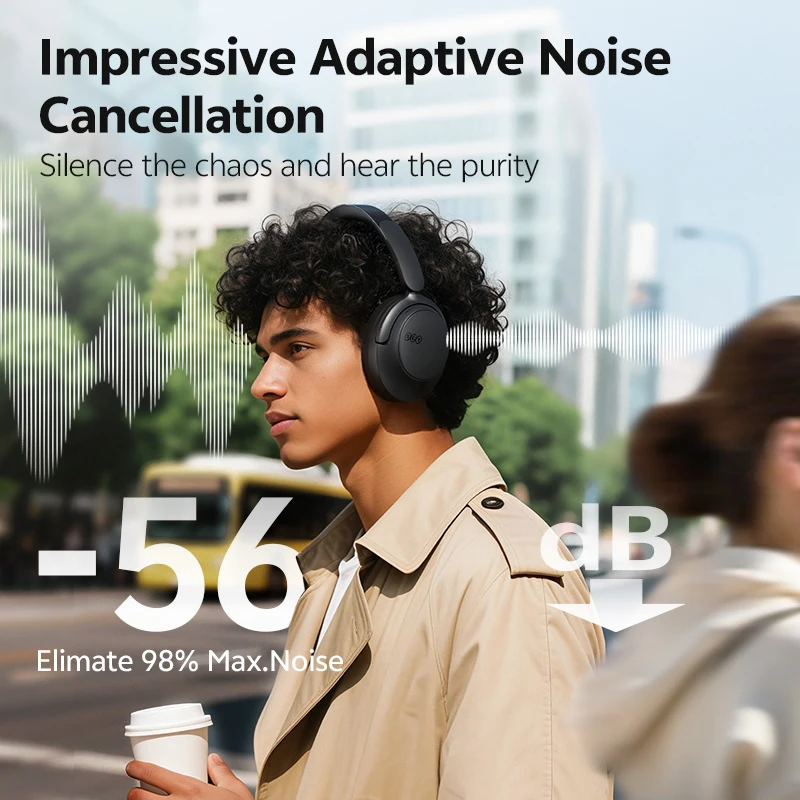 QCY H3S Over Ear Headphone - Image 4