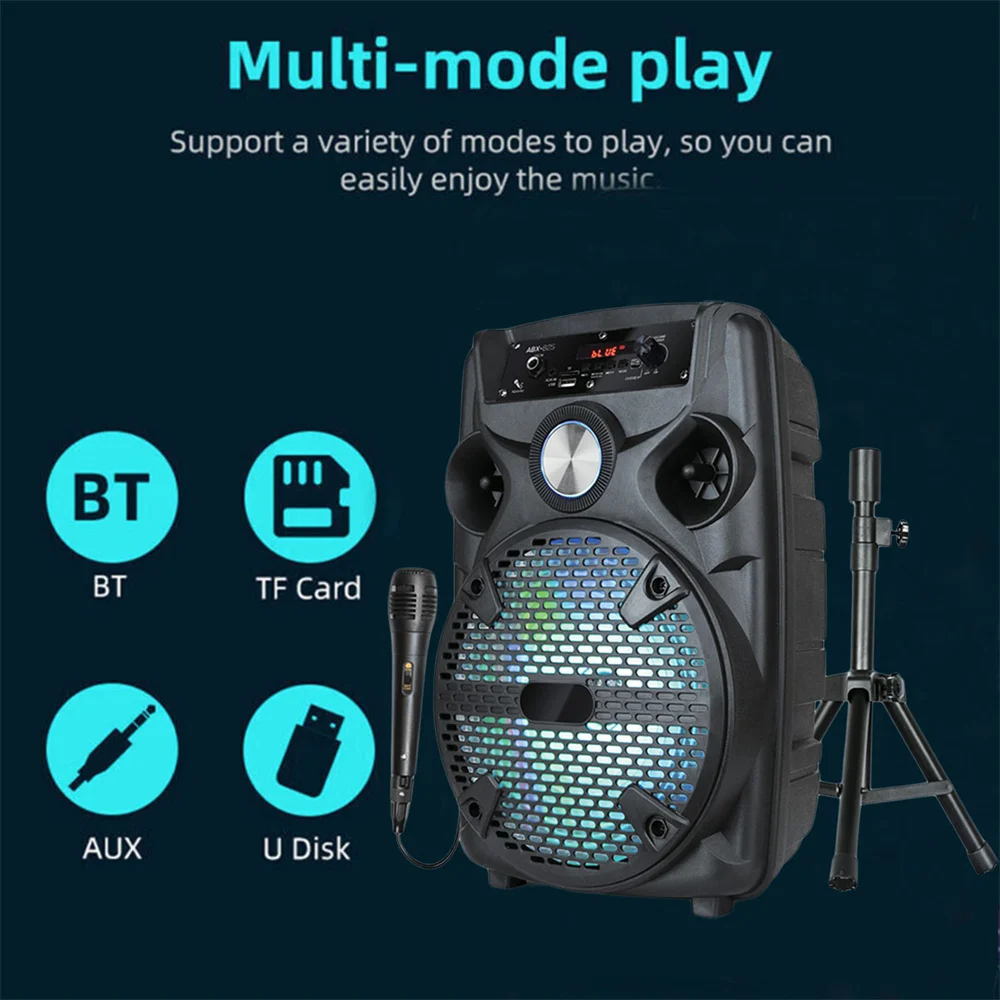 1100W Portable Bluetooth Party Speaker 8' Subwoofer - Image 2